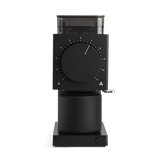 Black coffee grinder on a white background. fellow brand, Ode Brew Grinder Generation 2